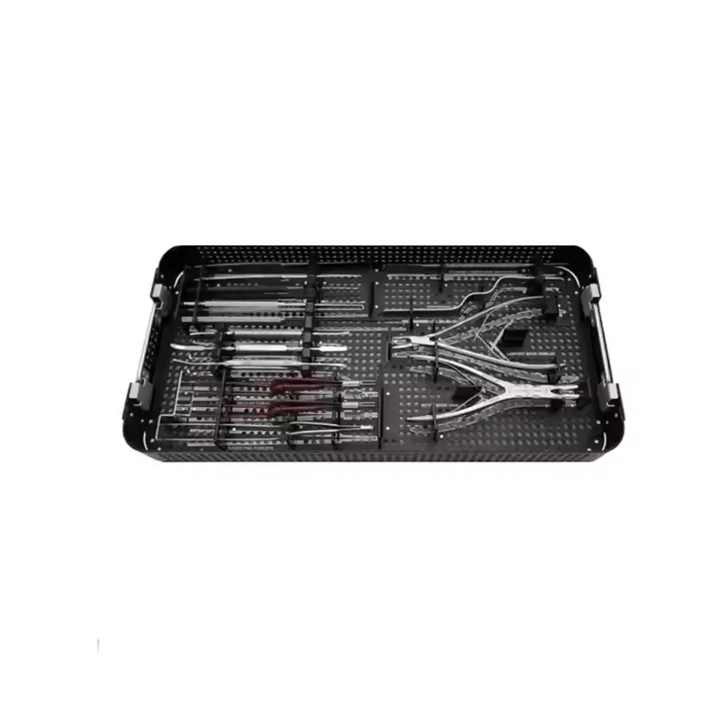 Orthopedic Spinal Lumbar Surgery Instrument Set With Sterilization Case 2.webp
