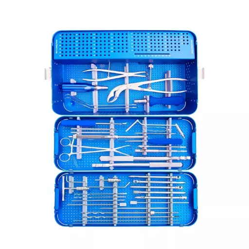 Locking Large Fragment Instrument Set | Premium Ortho Box + Screw Tray